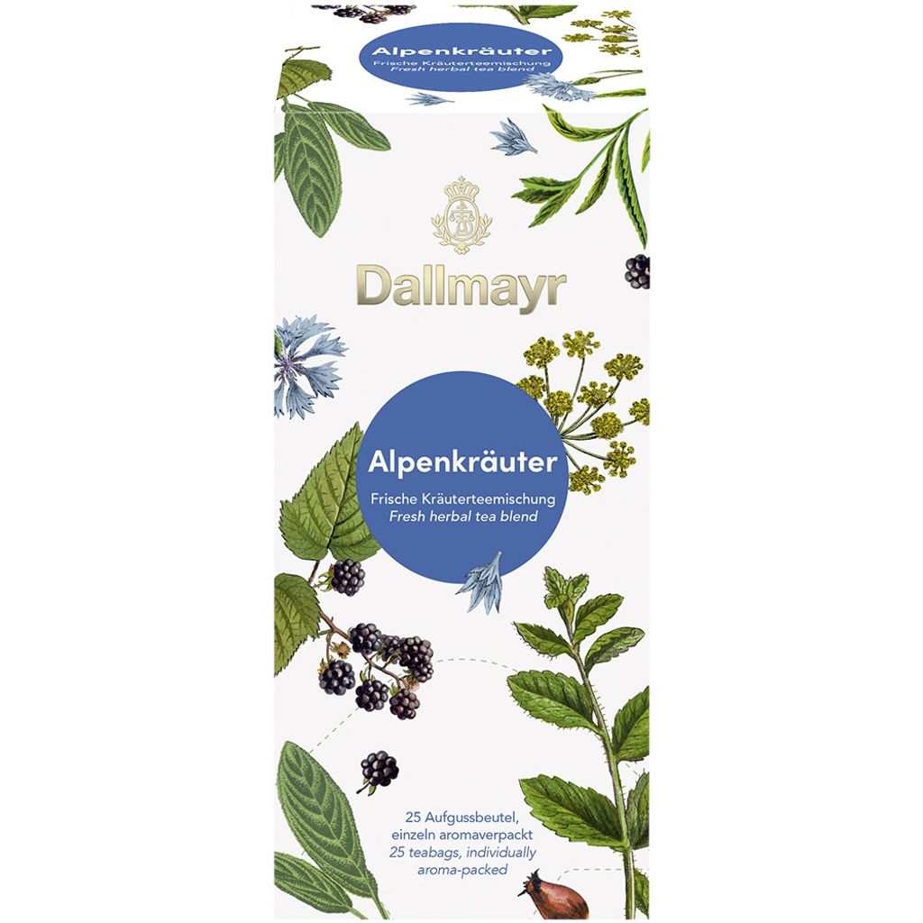 Dallmayr Alpine Herbal Tea 25 servings, 50 gm