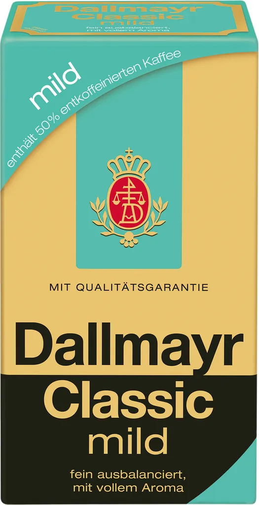 Mega-Paradies Dallmayr Classic 50% decaffeinated ground mild 500g