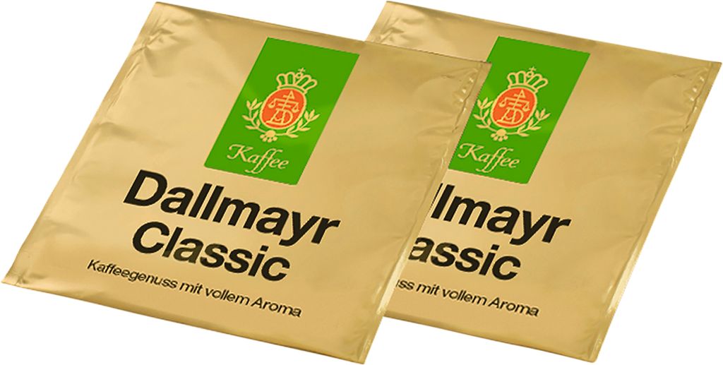 Mega-Paradies Dallmayr Classic made from Arabica and Robusta beans, 100 pads, 700g, 6-pack 4200g