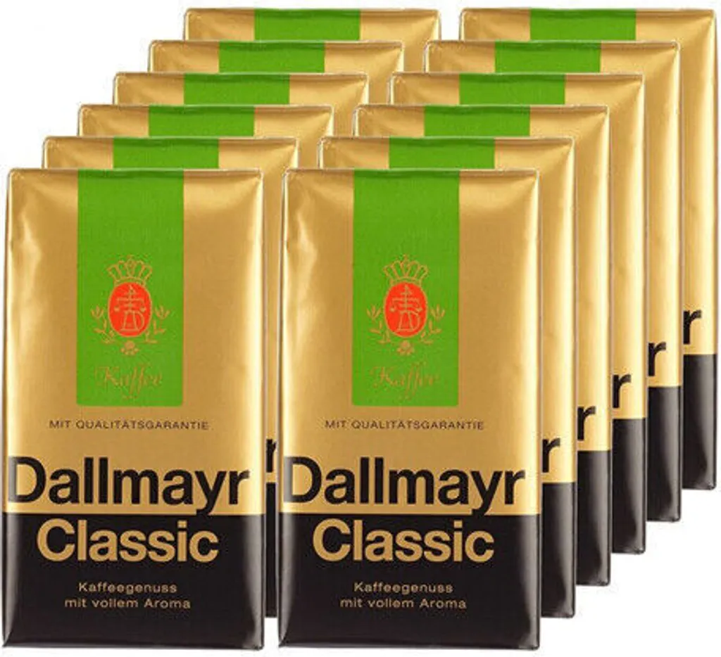 Mega-Paradies Dallmayr Classic ground strong premium coffee 500g 12-pack