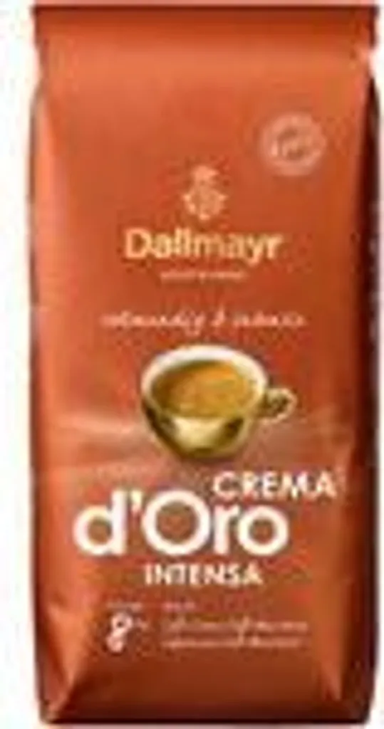 Mega-Paradies Dallmayr Crema d Oro intensa whole beans 1000g roasted coffee 4-pack