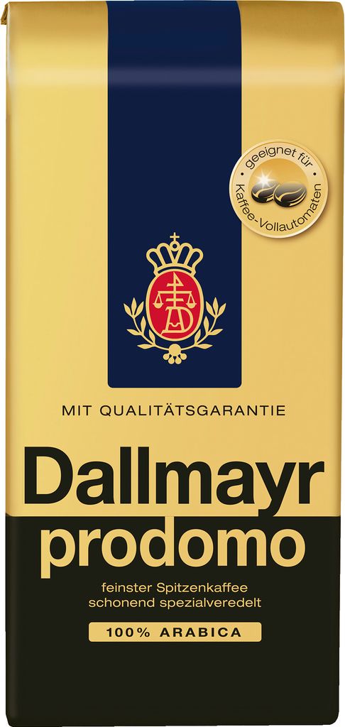 Mega-Paradies Dallmayr prodomo whole bean premium coffee 500g 12-pack