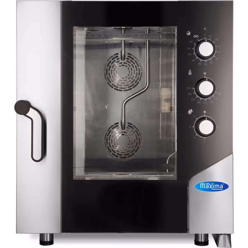 Maxima Steam combination oven - suitable for 7 1/1 GN trays - Analog - 400V