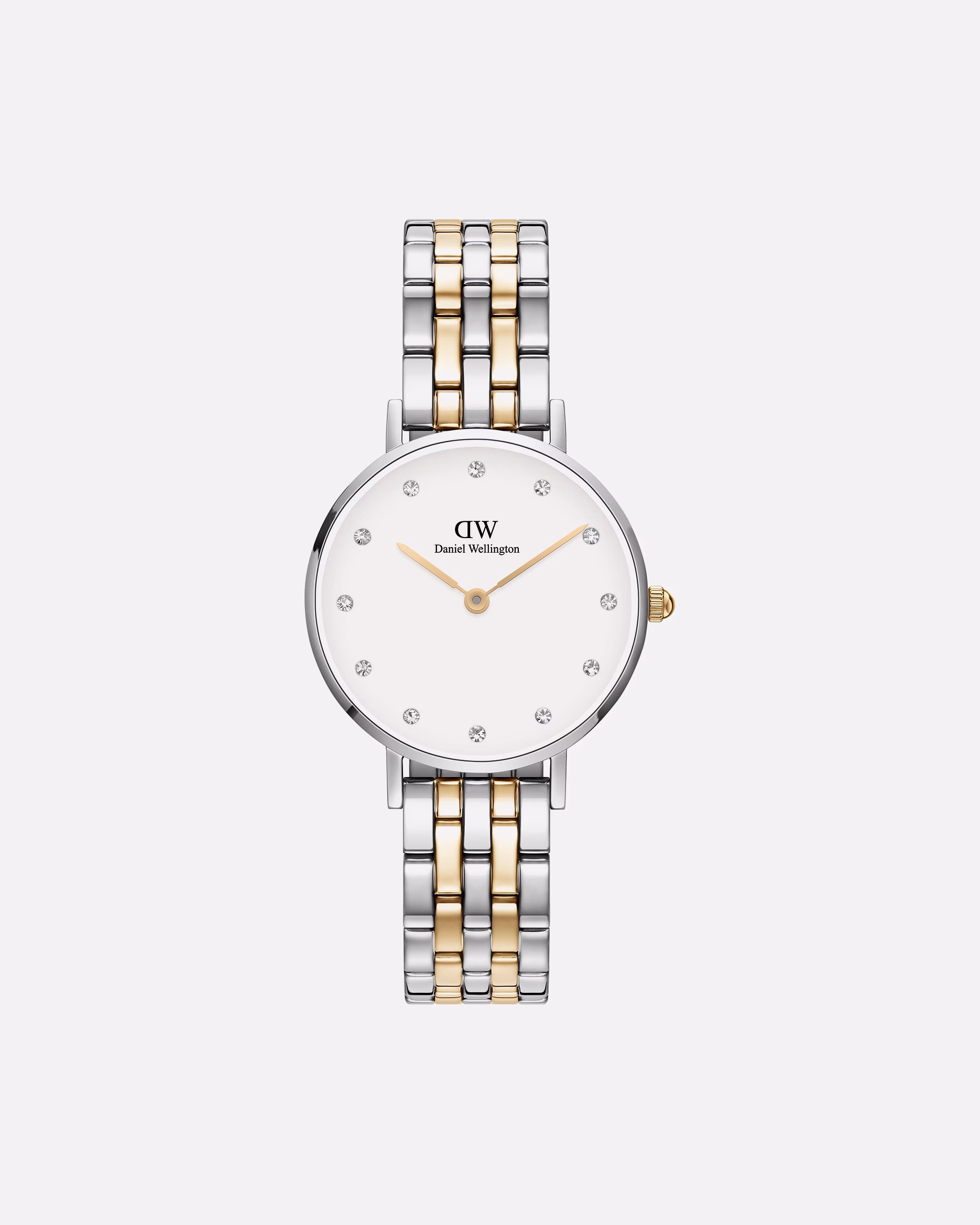Daniel Wellington watch women's watch stainless steel bicolor, weiß