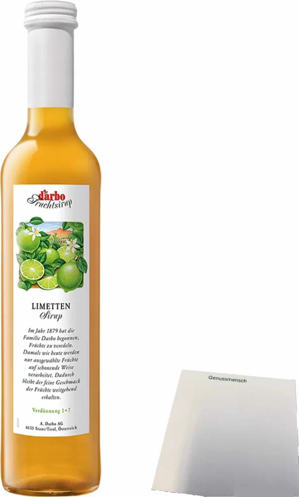 Darbo Lime Fruit Syrup (0.5l bottle) + usy Block 512g