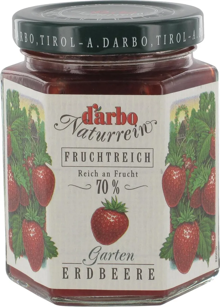 Darbo Garden Strawberry Naturally Fruity Fruit Spread 200g