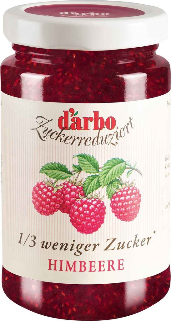 Darbo Raspberry Fruit Spread reduced sugar 250g