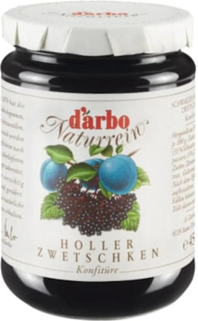Importhaus Wilms/Impuls Darbo Elderflower Plum Jam Natural Fruit Spread 450g