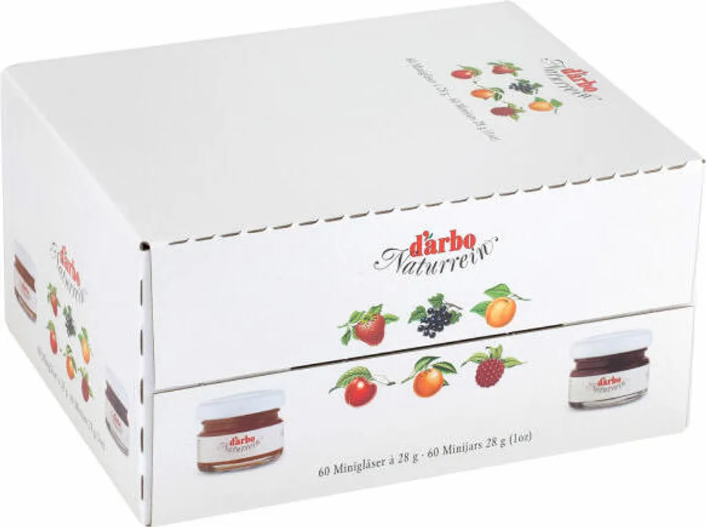 d’arbo Pure Natural Jam 60 pcs. 1680g
