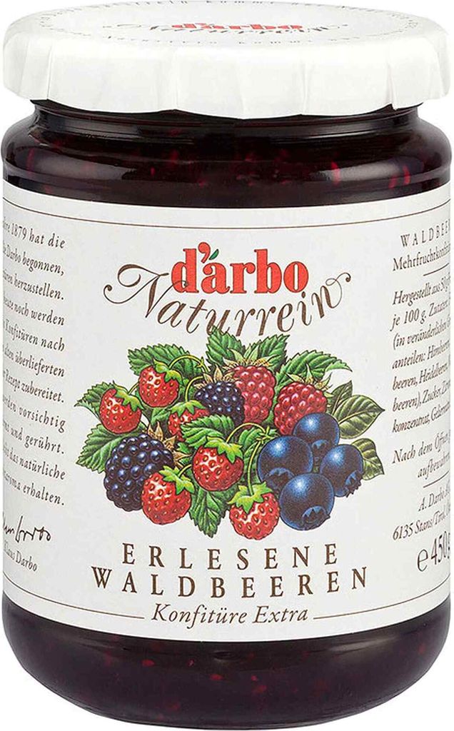 Darbo Natural Wild Berry Multifruit Jam Extra 450g