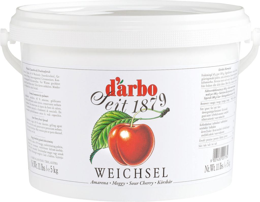 Darbo Sour Cherry Fruit Spread 5000g