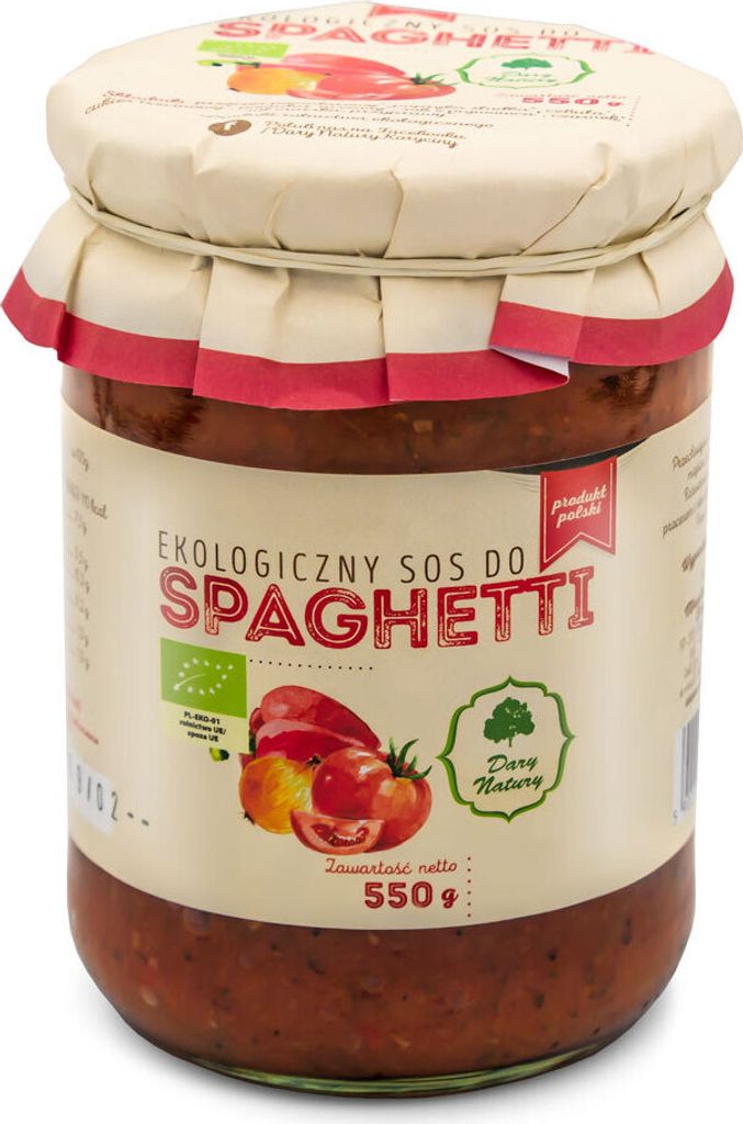 Dary Natury spaghetti sauce 550 g Dary Natury 550 g