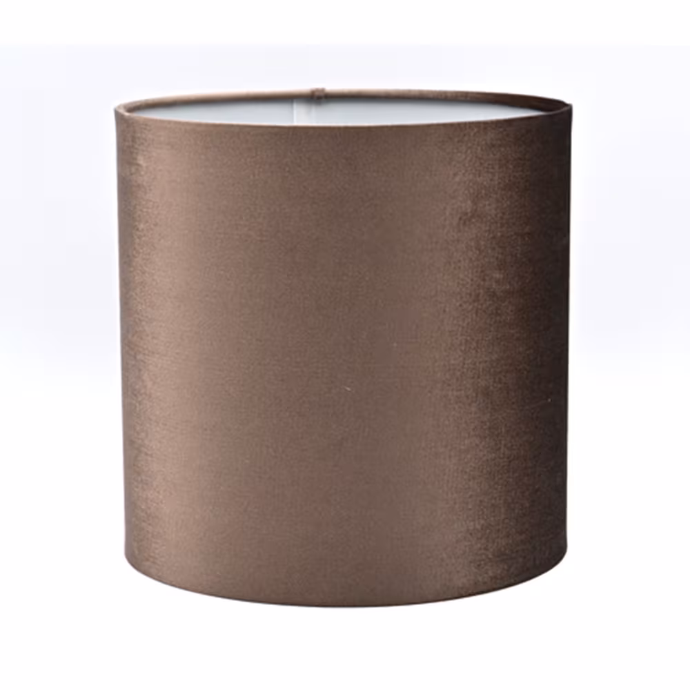 dasmöbelwerk LAMPSHADE Ø26x25.5 cm, Velvet, Brown, 26/26/25.5 cm