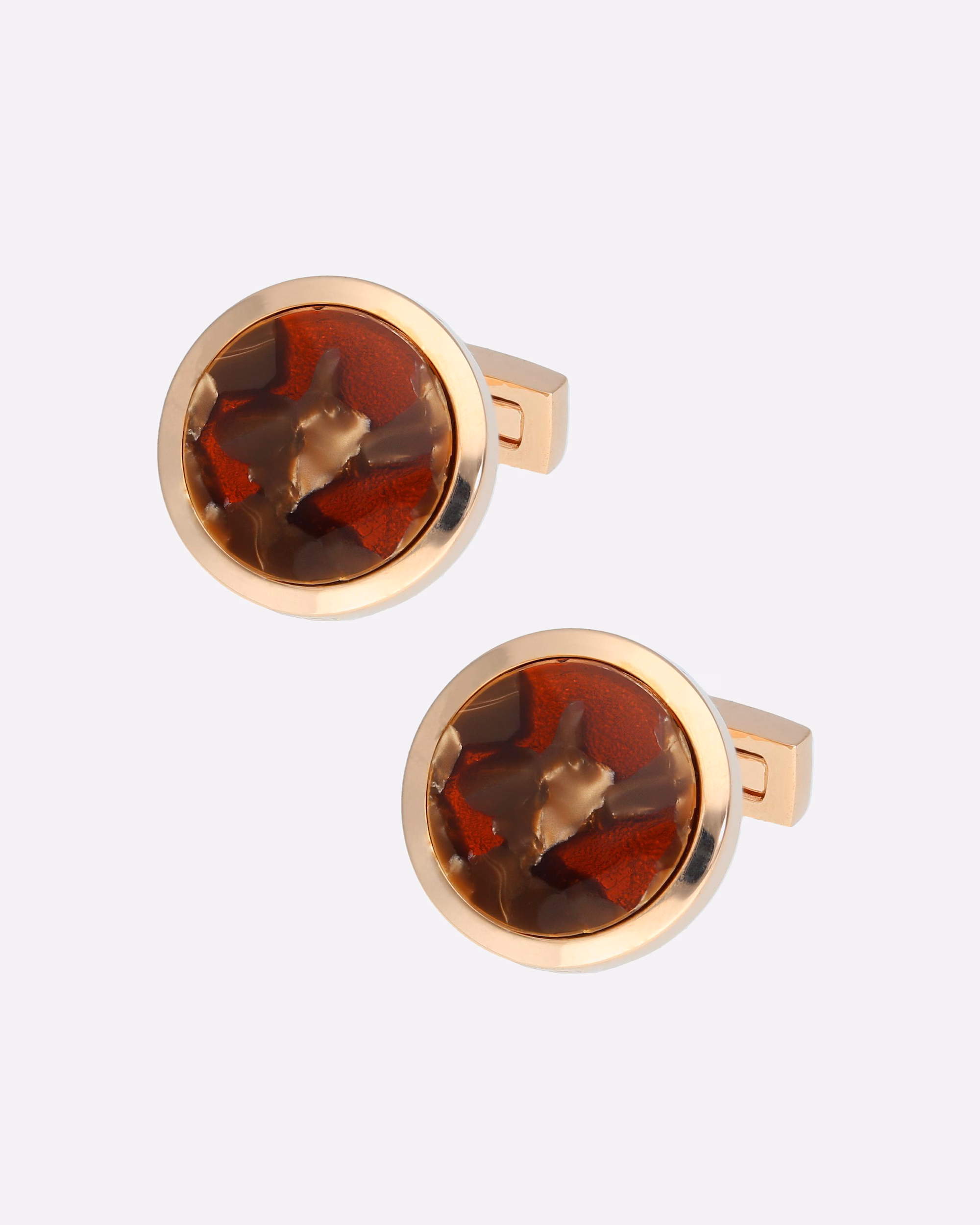 Davidoff Venice cufflinks, brass, 2 cm