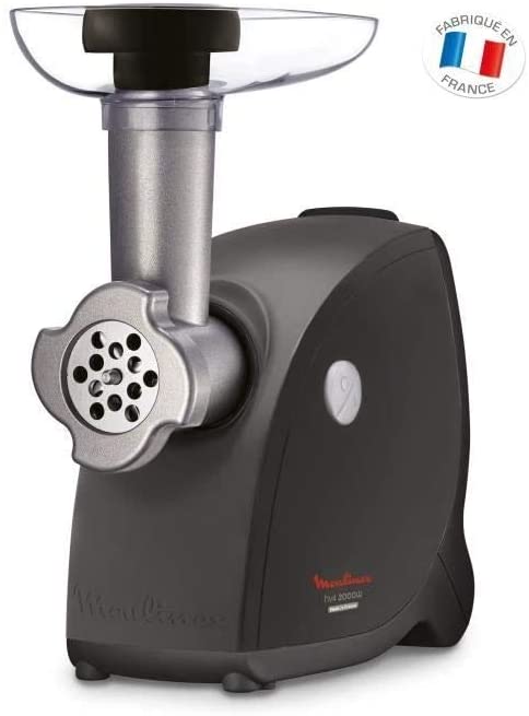Moulinex Meat Grinder HV4 Electric Grinder 2000 W 2 Grinding Grille Accessories for Kebbés, Sausages