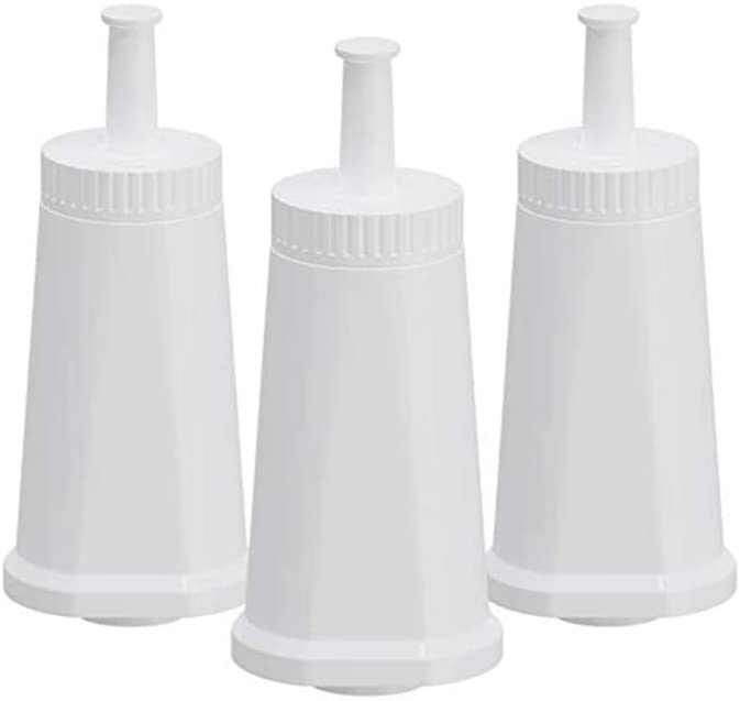 Fil-fresh 3 Pack Water Filter Coffee Machine Replacement for BES875/810/500/920 SES880/878/980/990/875, SDC450, Water Softener Filter with Time Reminder, Activated Carbon
