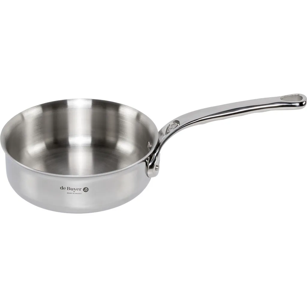 De Buyer Affinity Stainless Steel Sauté Pan, 16 cm