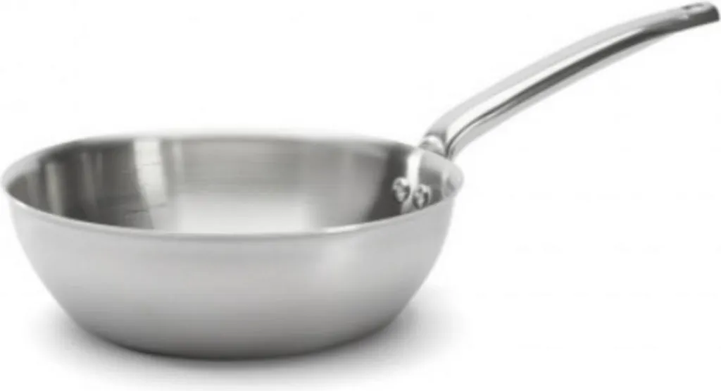 De Buyer Alchimy Stainless Steel Saucepan Sauté Cookware Induction 16cm De Buyer Alchimy Stainless Steel Saucepan Sauté Cookware Induction 16cm