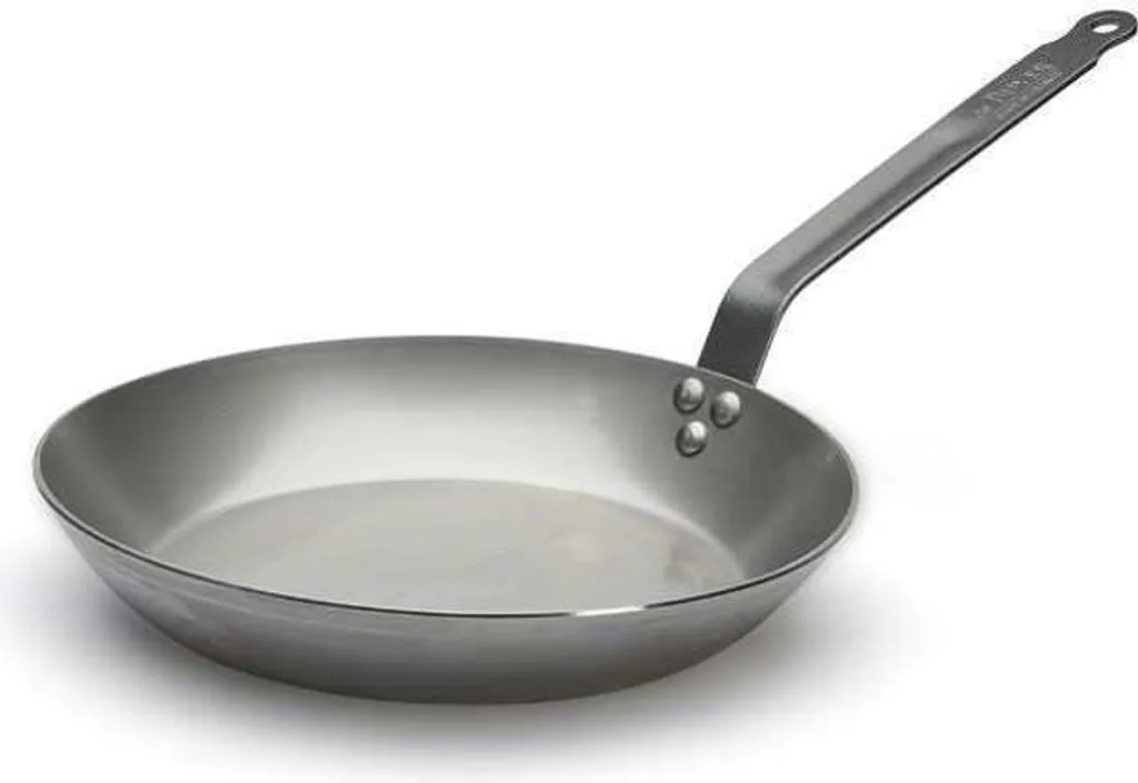 De Buyer frying pan, steel, induction compatible, robust, Ø24cm