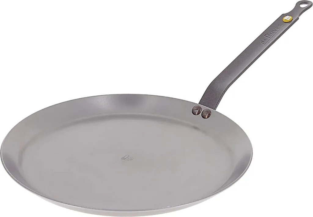 de Buyer - MINERAL B crepe pan made of iron steel - 24 cm - 5615.24, silver