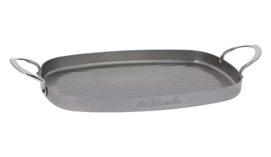 De Buyer Mineral B Grillpan 5640.02 Frying pan, cast iron/cast aluminum, suitable for induction hobs