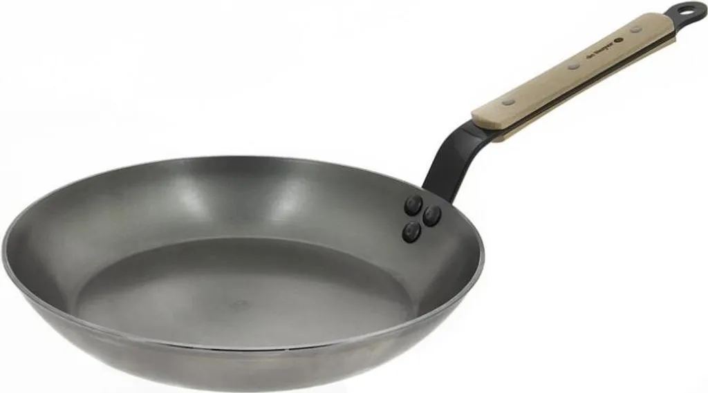 de Buyer Mineral B Round Frying Pan Mineral B Bois, 26cm