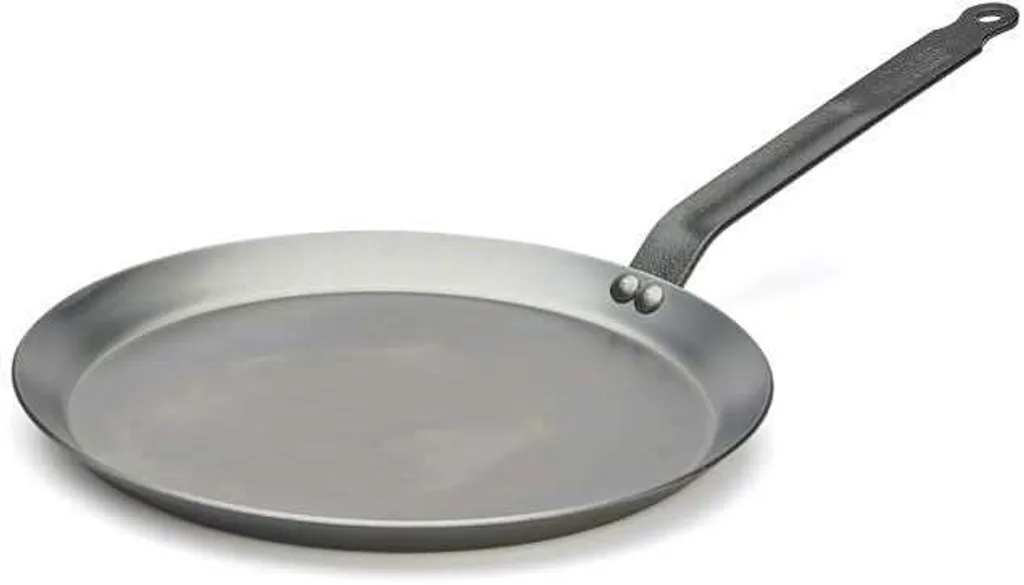 de Buyer Crêpe and Pancake Pan - Carbon Steel, 18 cm, Professional Quality, Induction Compatible