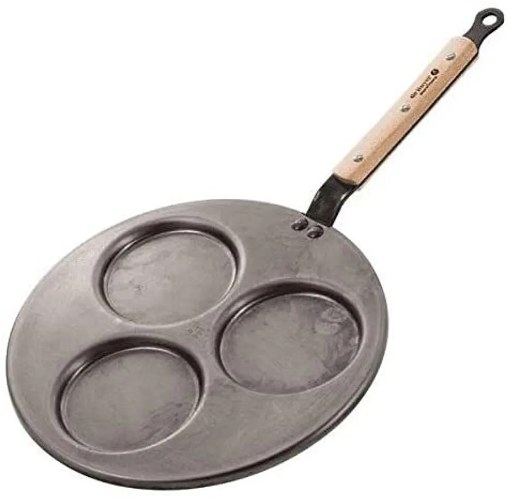 De Buyer Triplini pan Mineral B Bois Ø 27 cm silver 5712.03