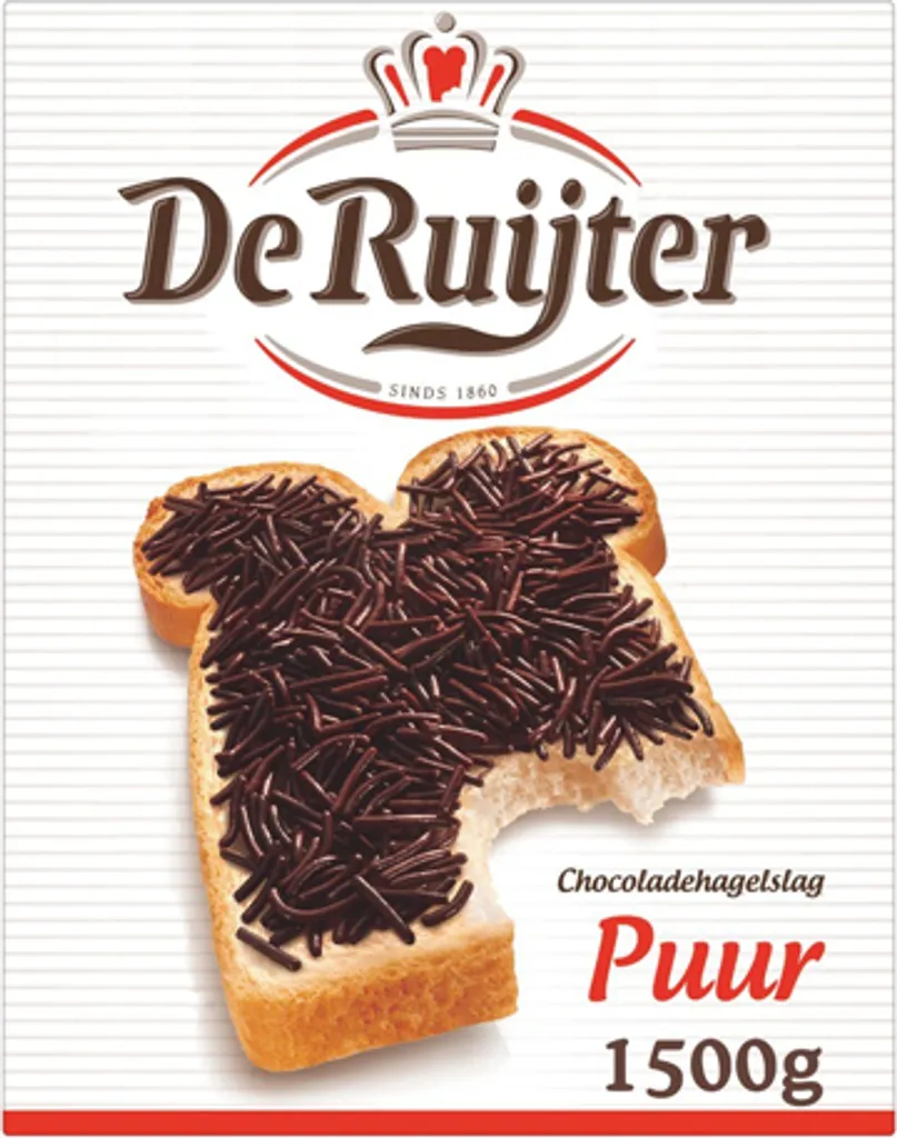 De Ruijter - Dark Chocolate Sprinkles - 1.5kg