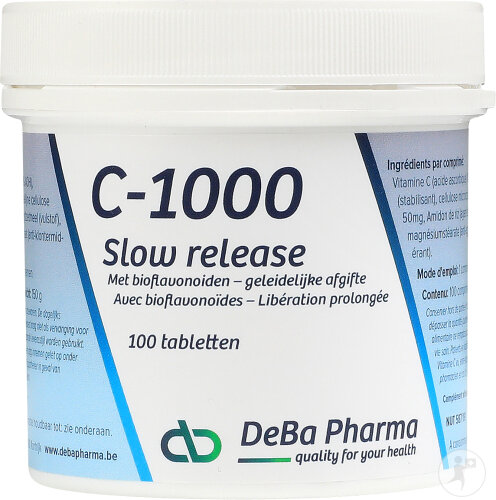Deba C-1000 Slow Release Plus Bioflavonoids 100 Tablets