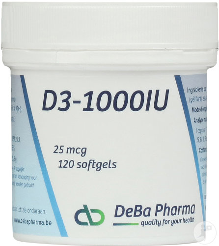 Deba D3-1000IU120 Softgels