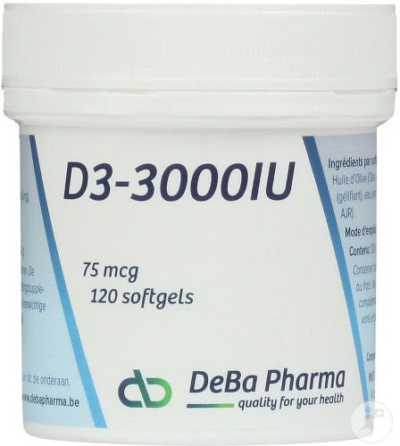 Deba D3-3000 Iu capsules 120