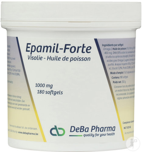 Deba Epamil Forte fish oil 180 capsules
