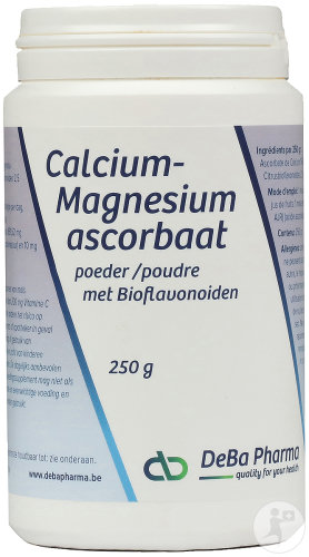 Deba Calcium Magnesium Ascorbate + Bioflavonoids Powder 250g