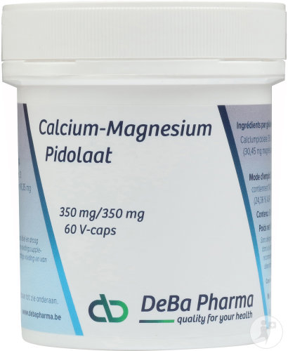 Deba Calcium Magnesium Pidolate Vegetarian Capsules 60x350/350mg