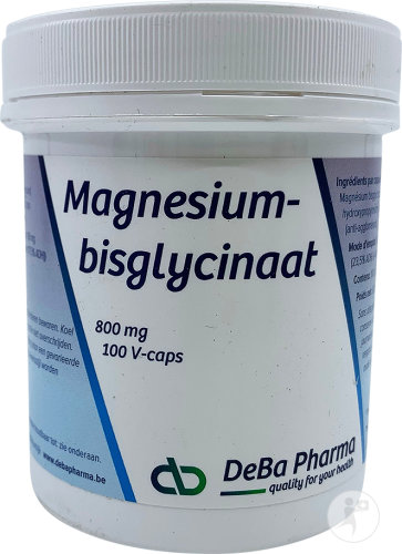 Deba Magnesium Bisglycinate 800mg 100 Capsules