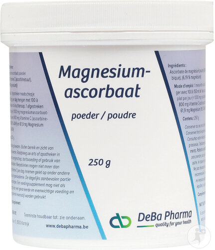 Deba Magnesium Ascorbaat Powder 250g
