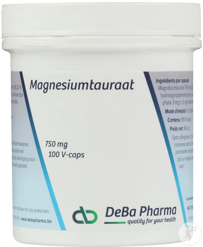 Deba Magnesium Taurate 750mg 100 Capsules