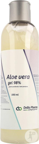 DeBa Pharma Aloe Vera Gel 98% Paraben Free Bottle 500ml