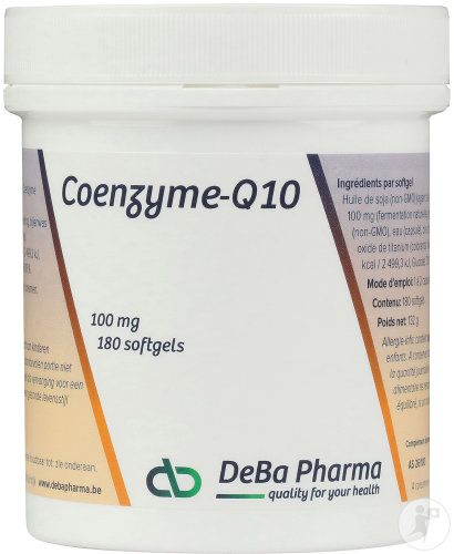 DeBa Pharma Coenzyme Q10 100mg 180 soft capsules