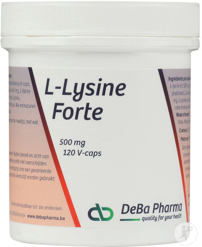 DeBa Pharma L-Lysine Forte 500mg 120 capsules