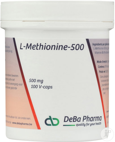 Restaxil DeBa Pharma L-Methionine 500mg 100 Capsules