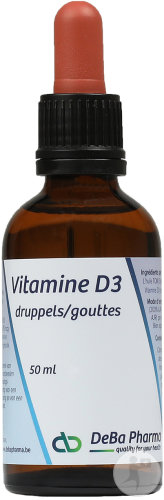 DeBa Pharma Vitamin D3 Drops Dropper Bottle 50ml