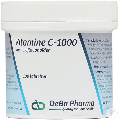 Deba Vitamins C 1000mg + Bioflavonoids 100 tablets