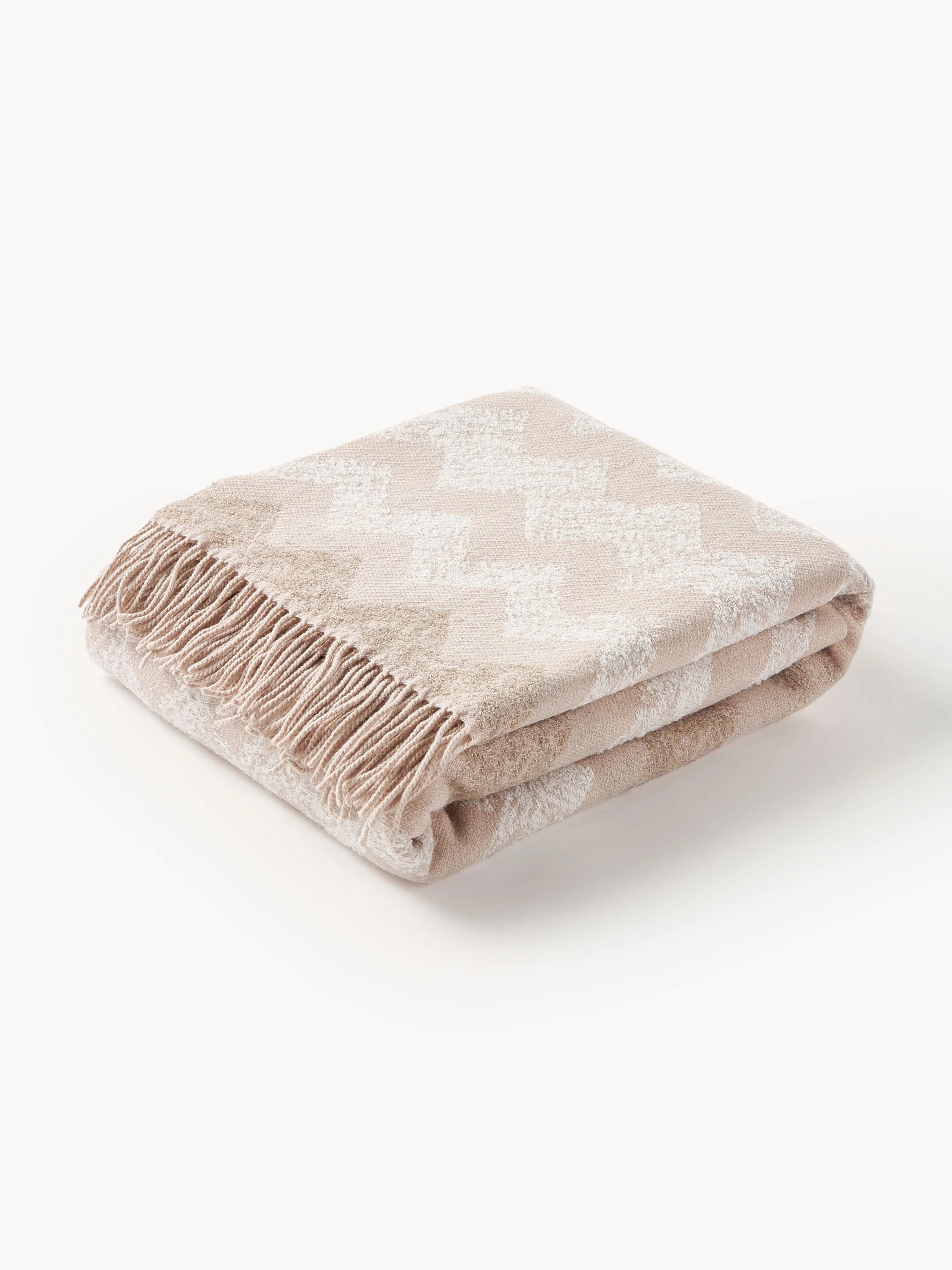 Missoni Gessetti blanket with zigzag pattern