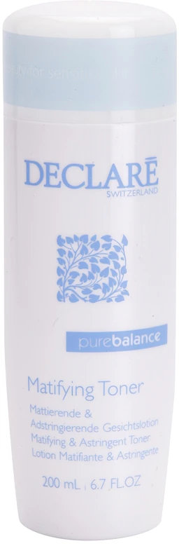 Declara Declaré Pure Balance Astringent cleansing tonic to refine pores and give the skin a matte appearance