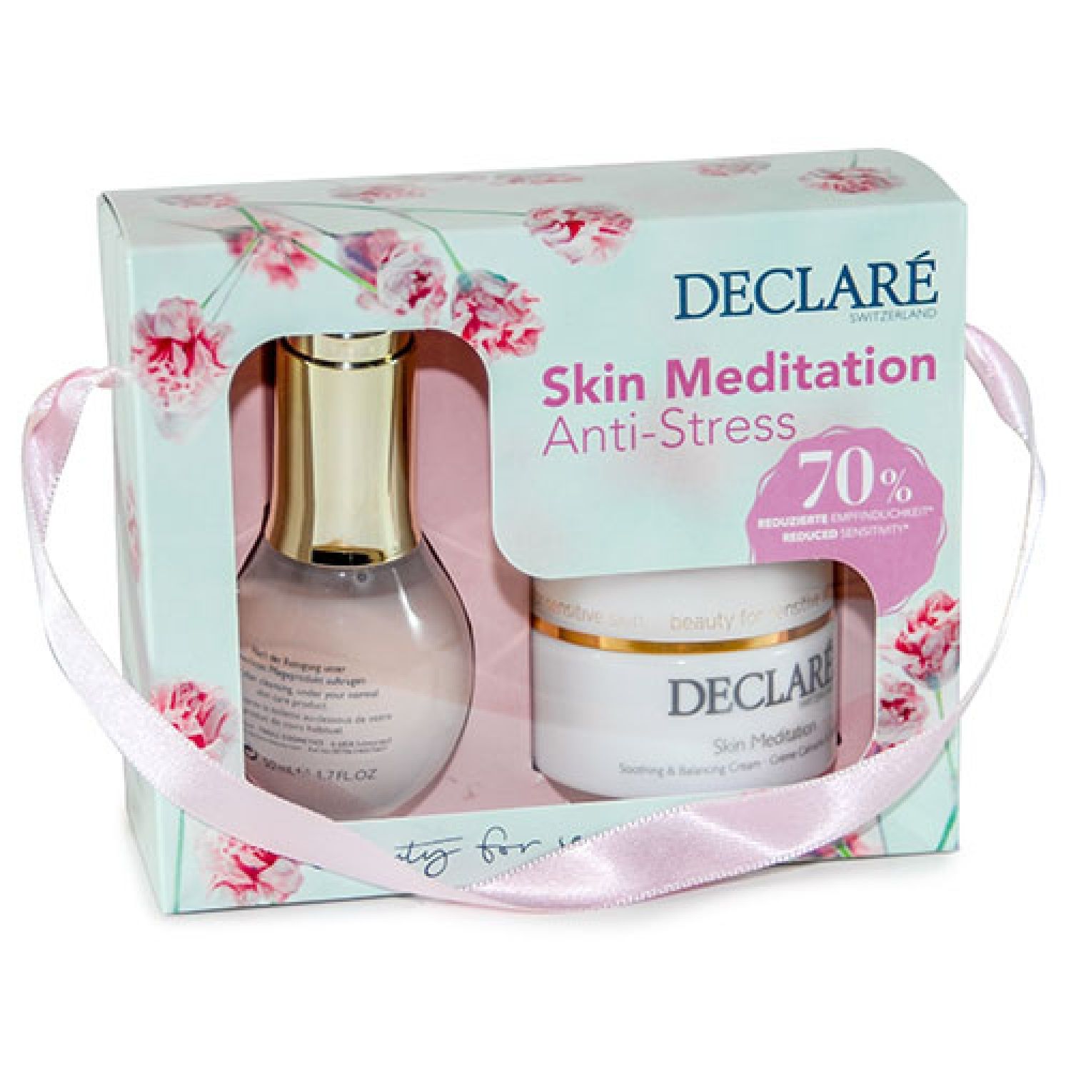 Declara Declare Stress Balance Skin Meditation Set - Creme + Serum 100 ml