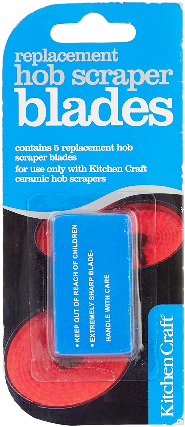 KitchenCraft Kitchen Craft 5 x Stainless Steel Replacement Blades for Cleaning Scraper