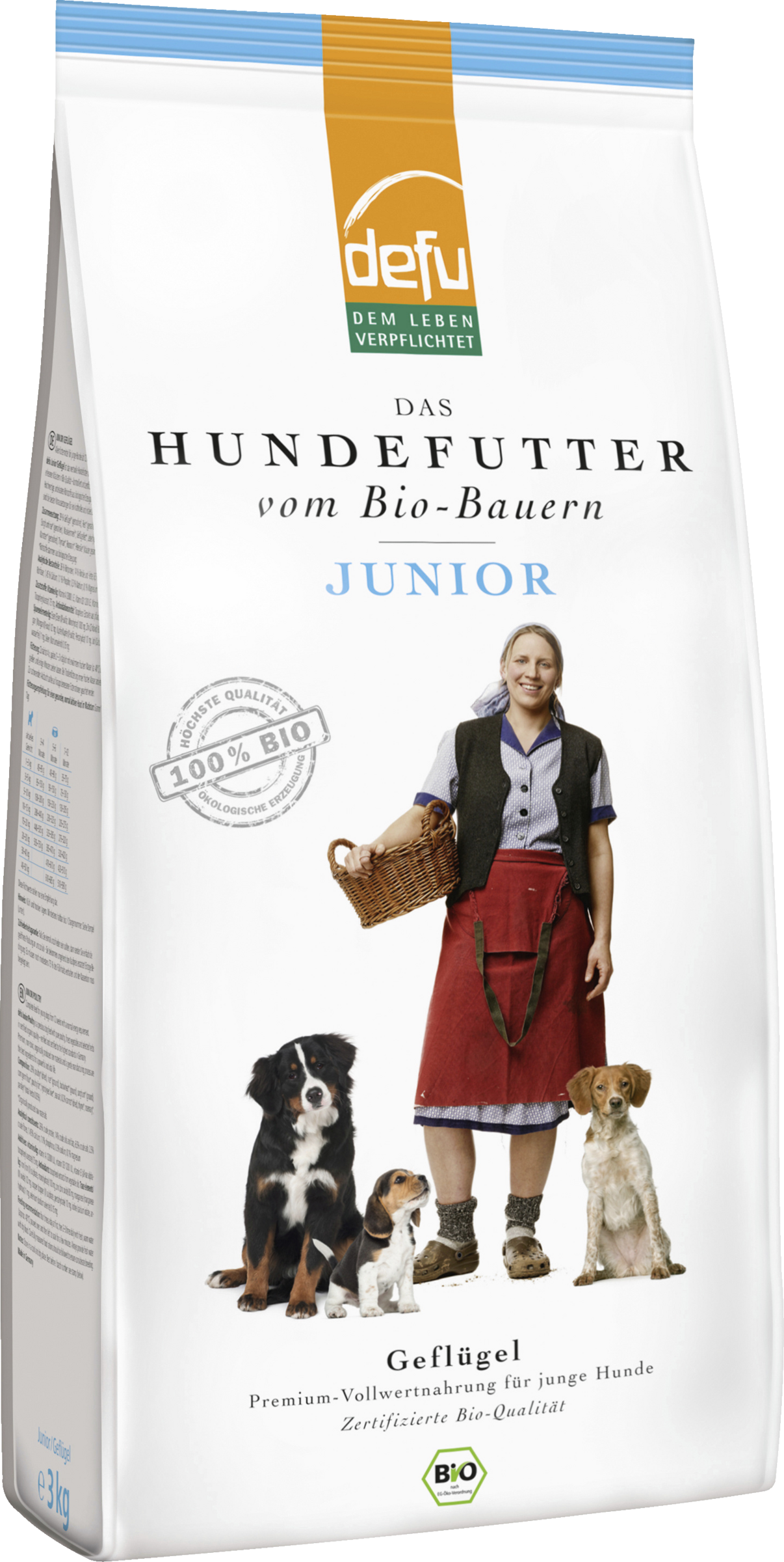 Defu Dog Junior Poultry 3000g