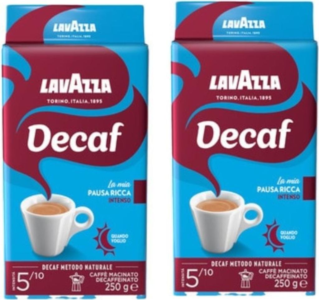 DEK Intenso Coffee Powder Set 2x250g - Lavazza